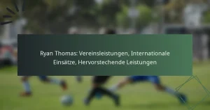 Ryan Thomas: Vereinsleistungen, Internationale Einsätze, Hervorstechende Leistungen